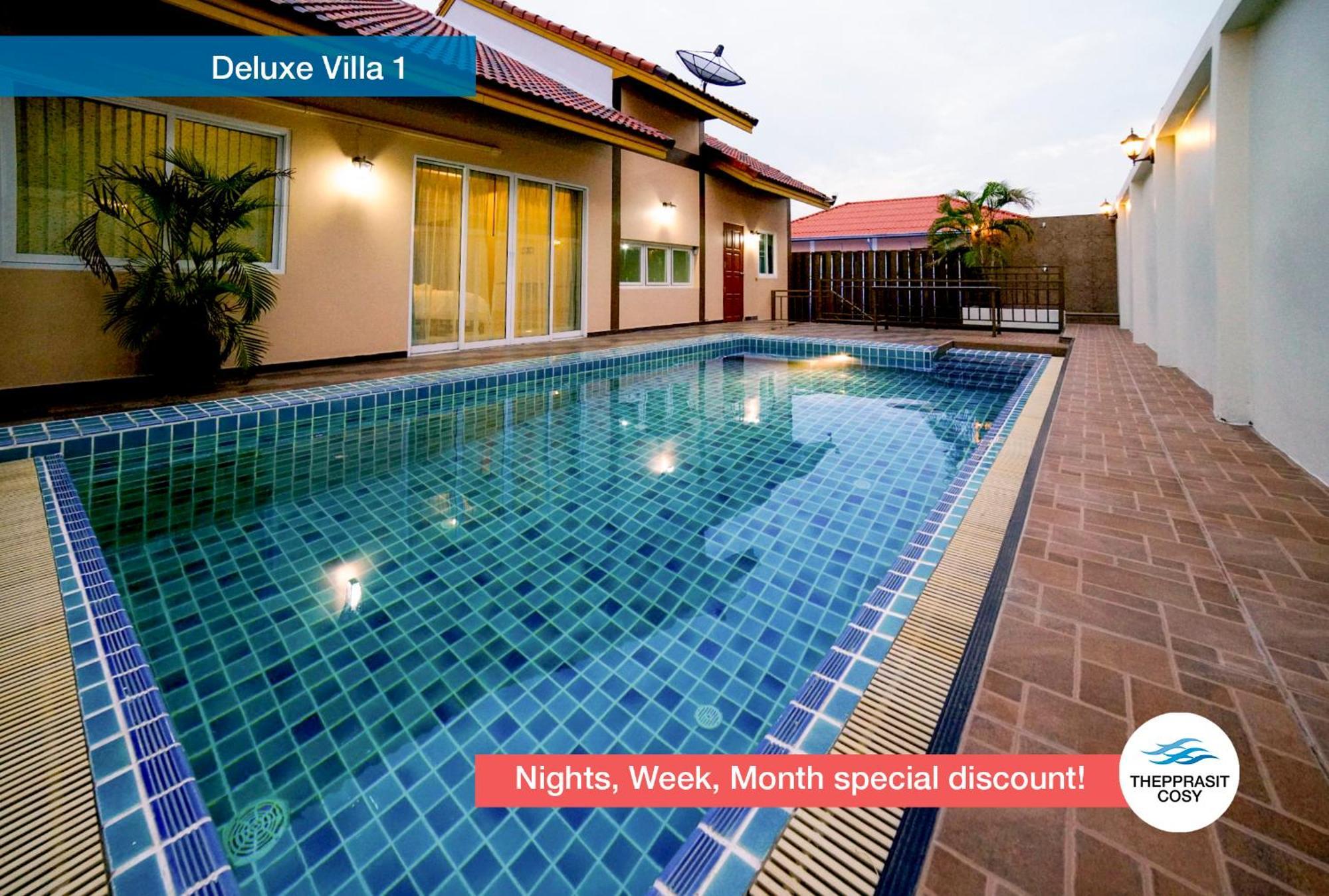Villa Thepprasit Cosy à Jomtien Beach Extérieur photo