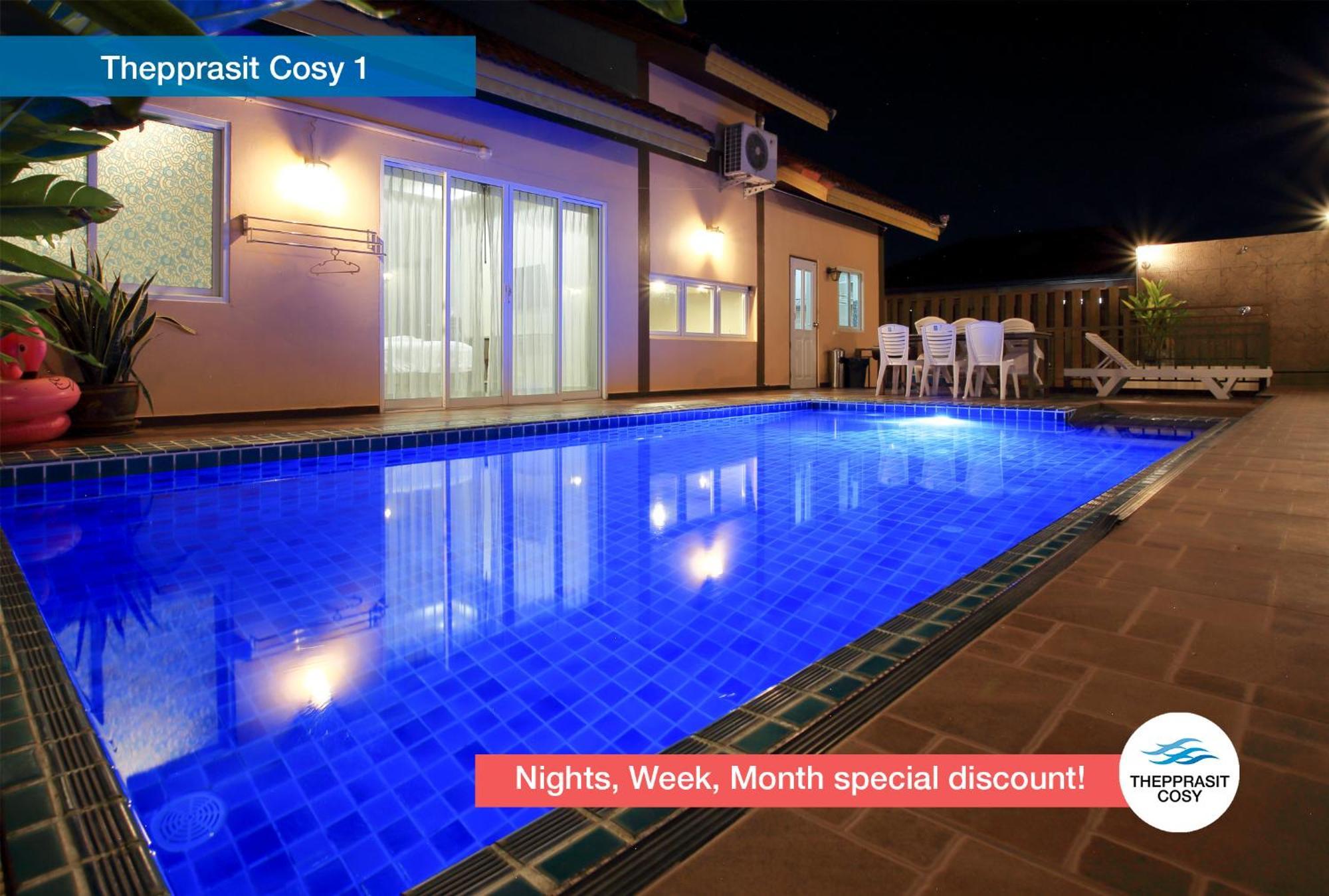 Villa Thepprasit Cosy à Jomtien Beach Extérieur photo